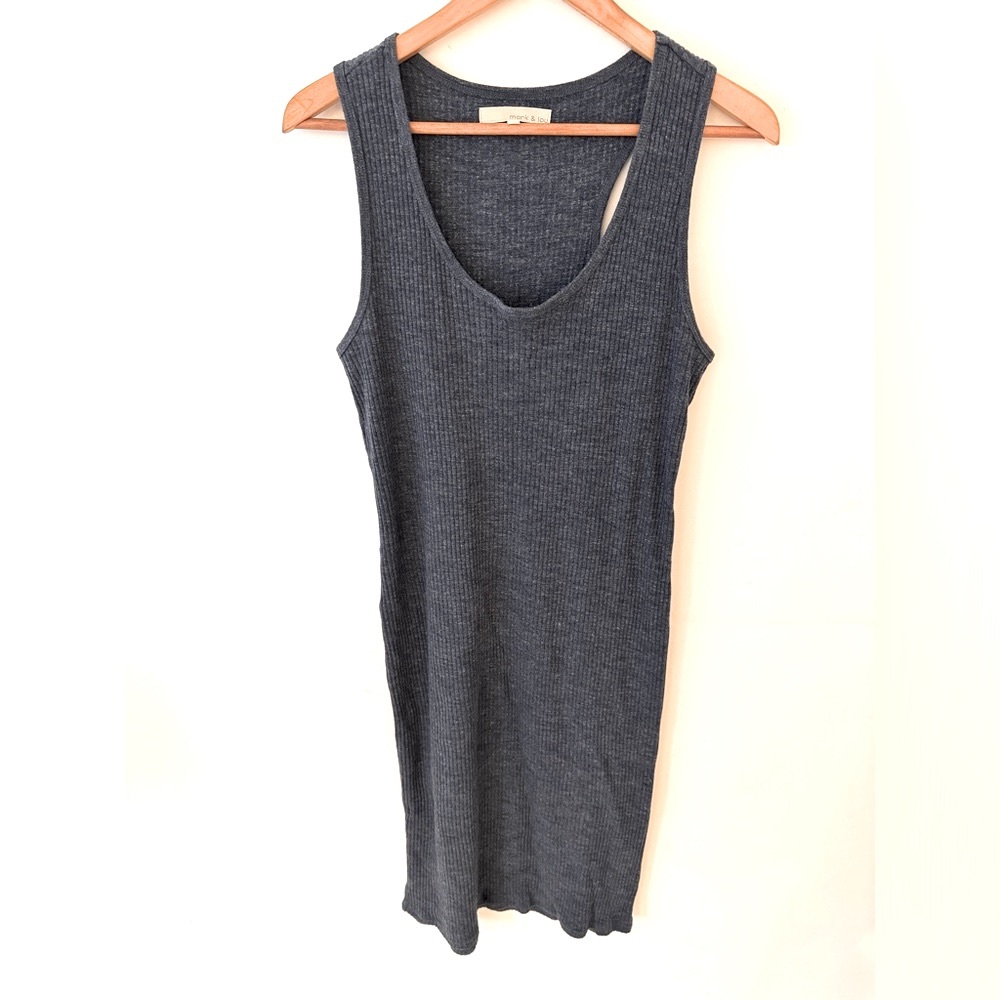 Monk & Lou ribbed tank top dress
